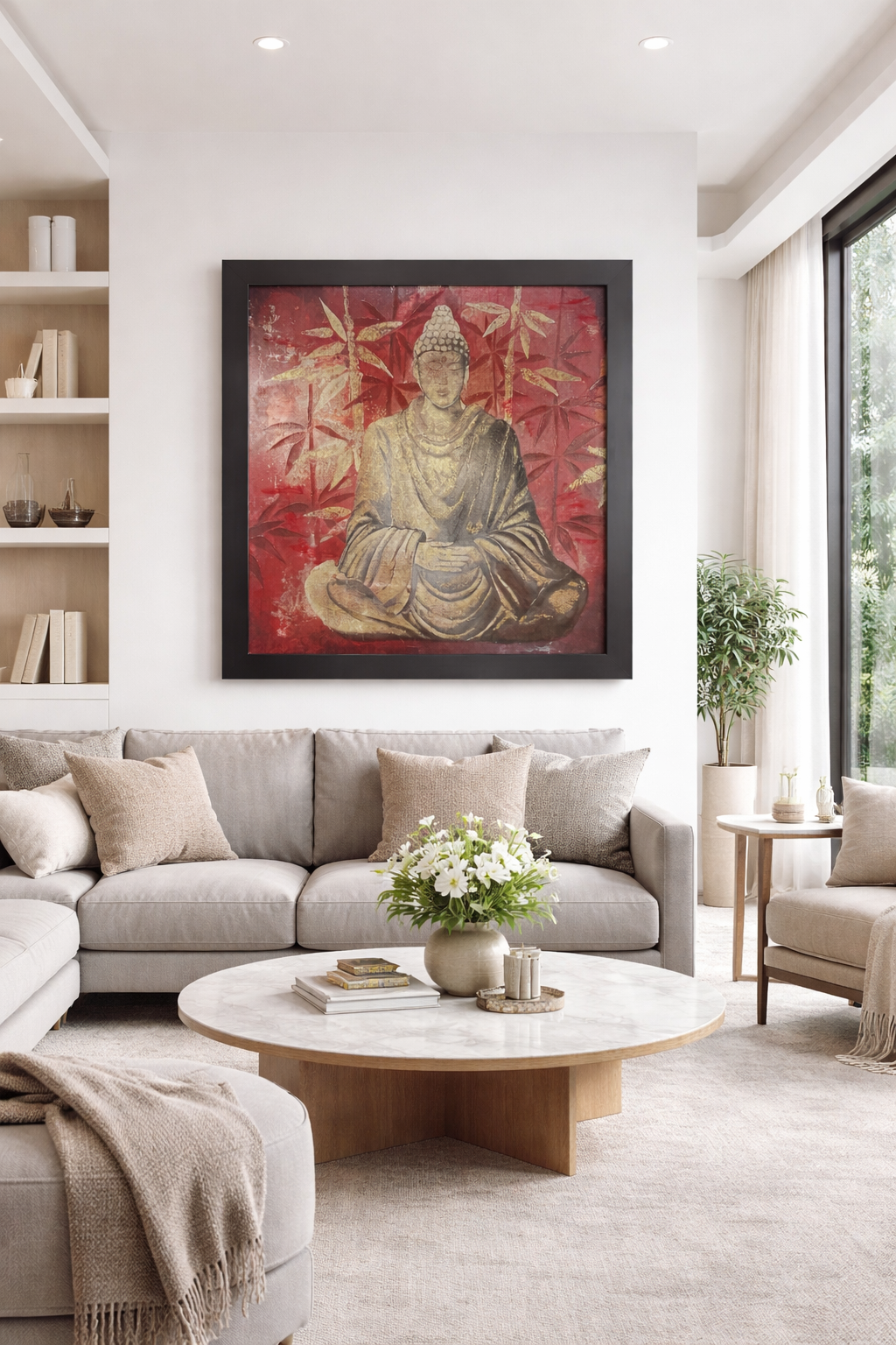 Tableau Bouddha