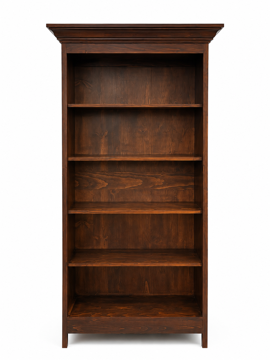 Bibliothèque en bois massif