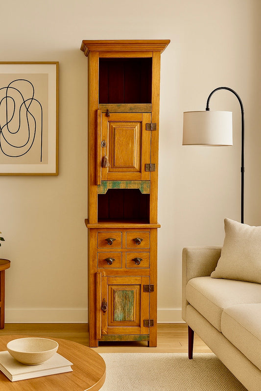 Bibliothèque bois teck