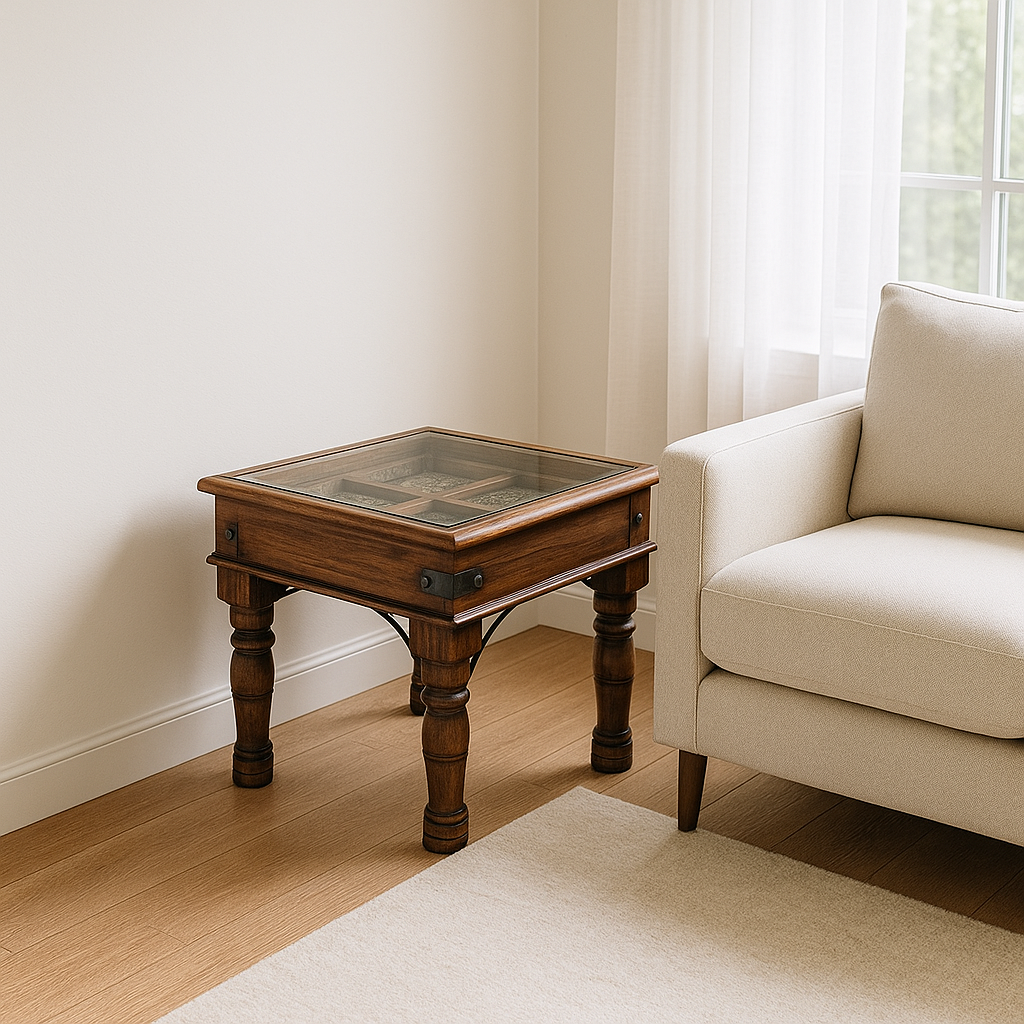 Table d'appoint bois de rose