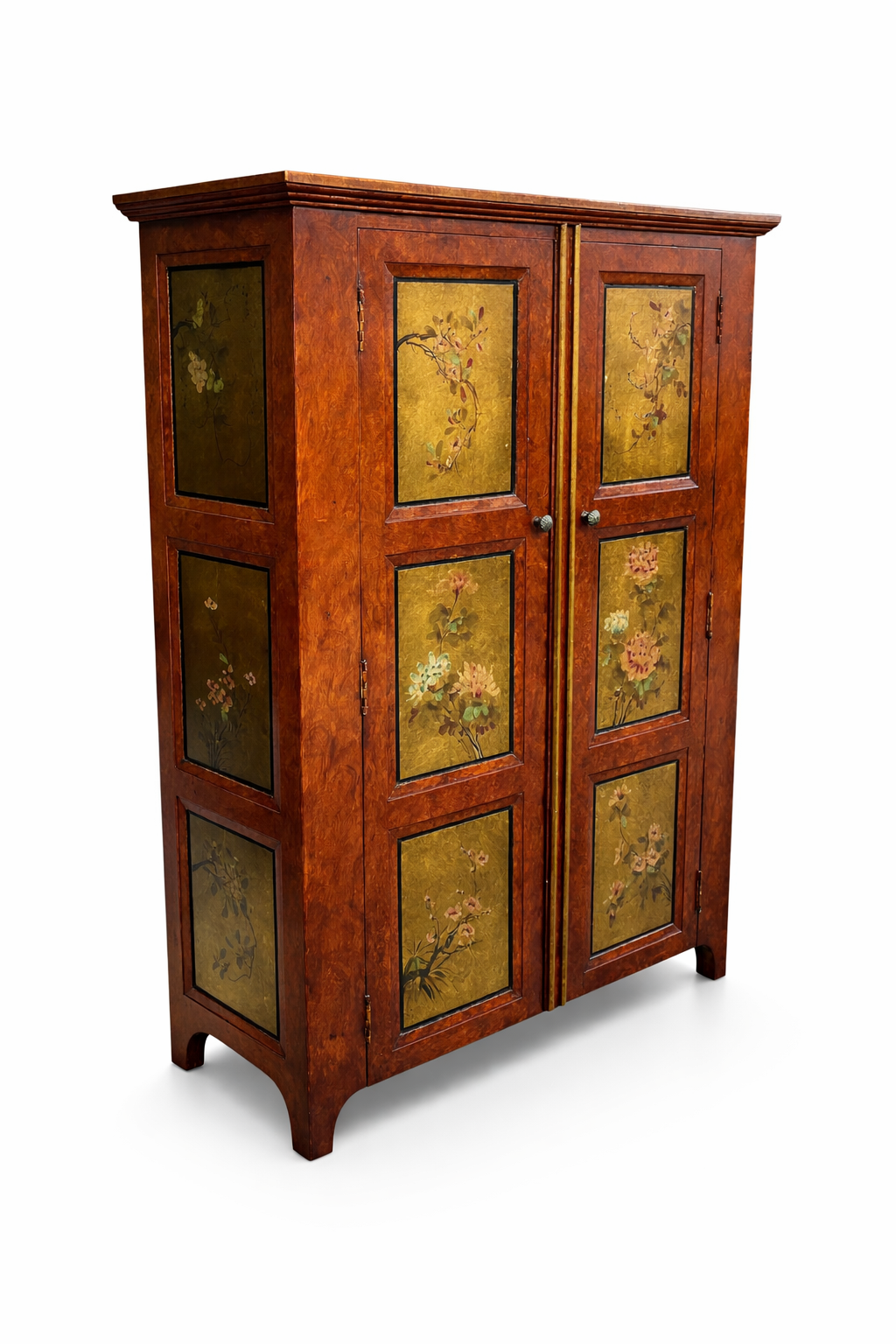 Armoire à panneaux peints