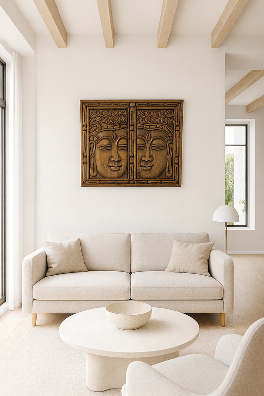 Tableau bouddha acacia