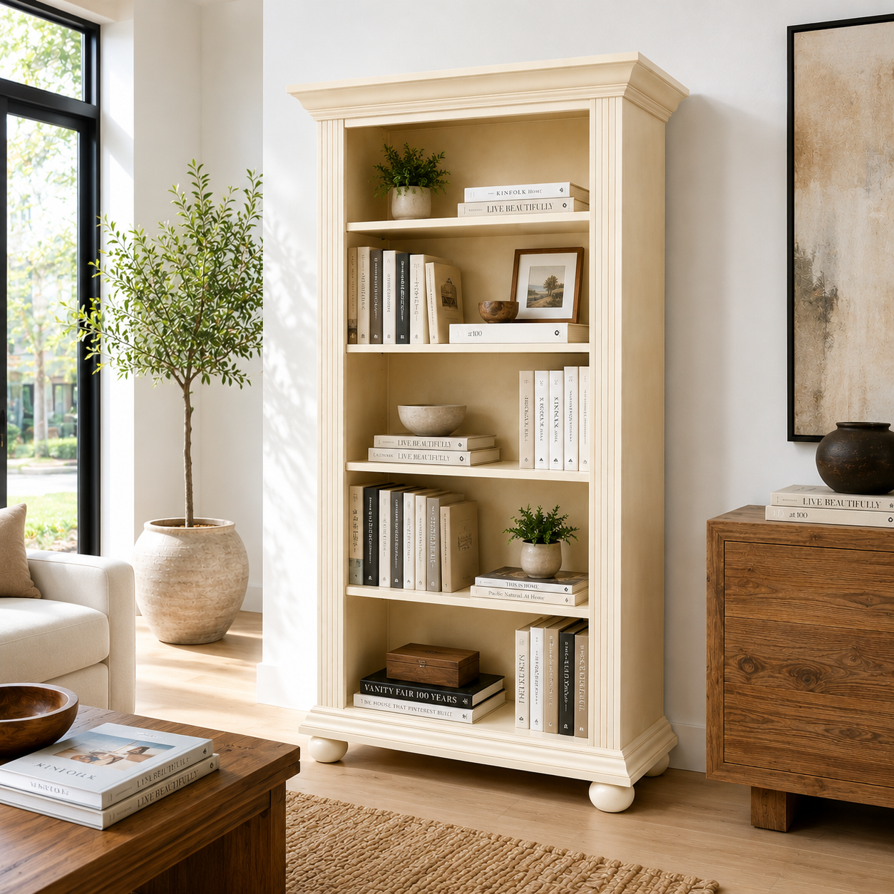 Bibliothèque en bois