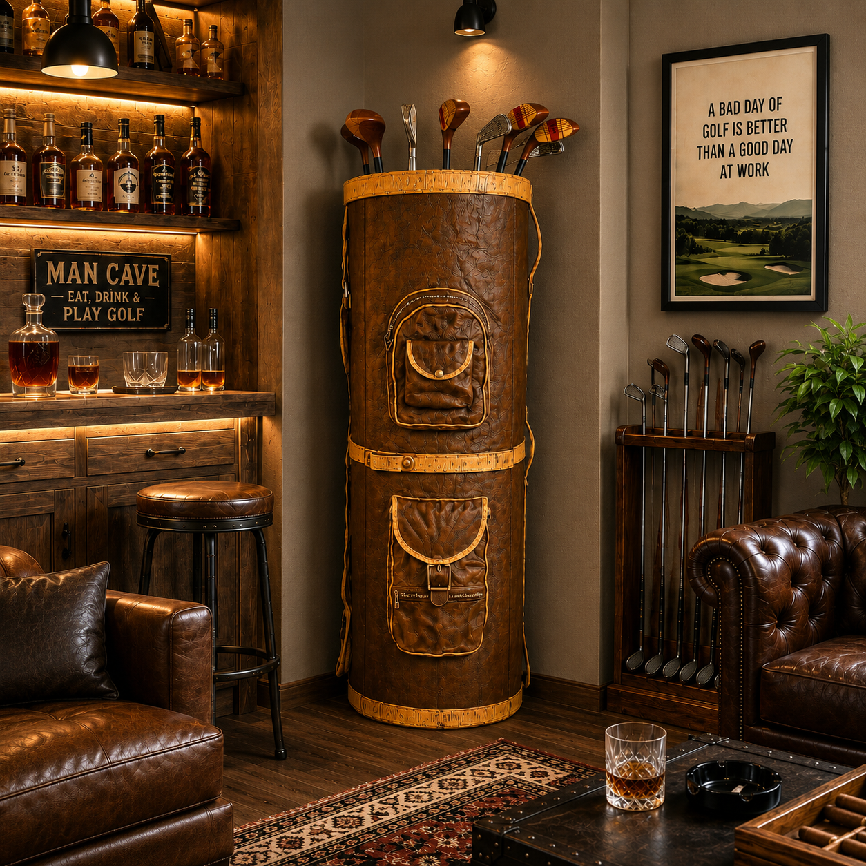 Bar « Sac de Golf » Géant