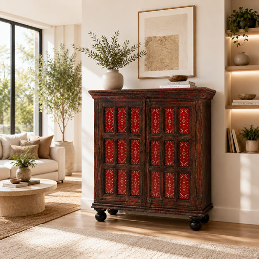 Buffet en Bois de Rose Massif