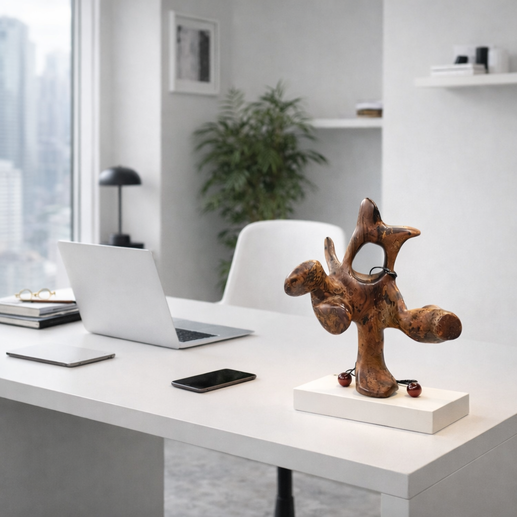 Lampe en thuya