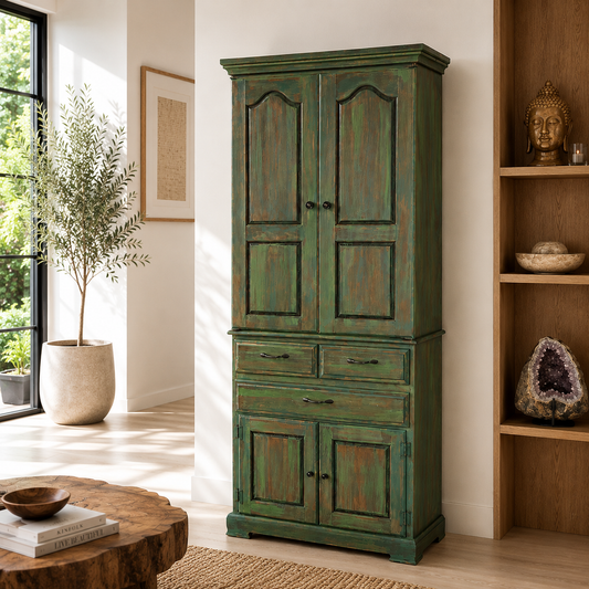 Armoire multifonction en bois massif