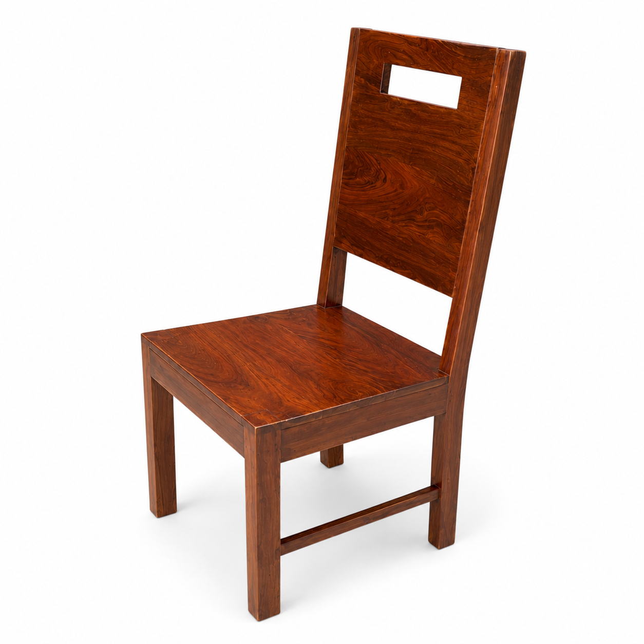 Chaise de salle à manger en bois de rose massif