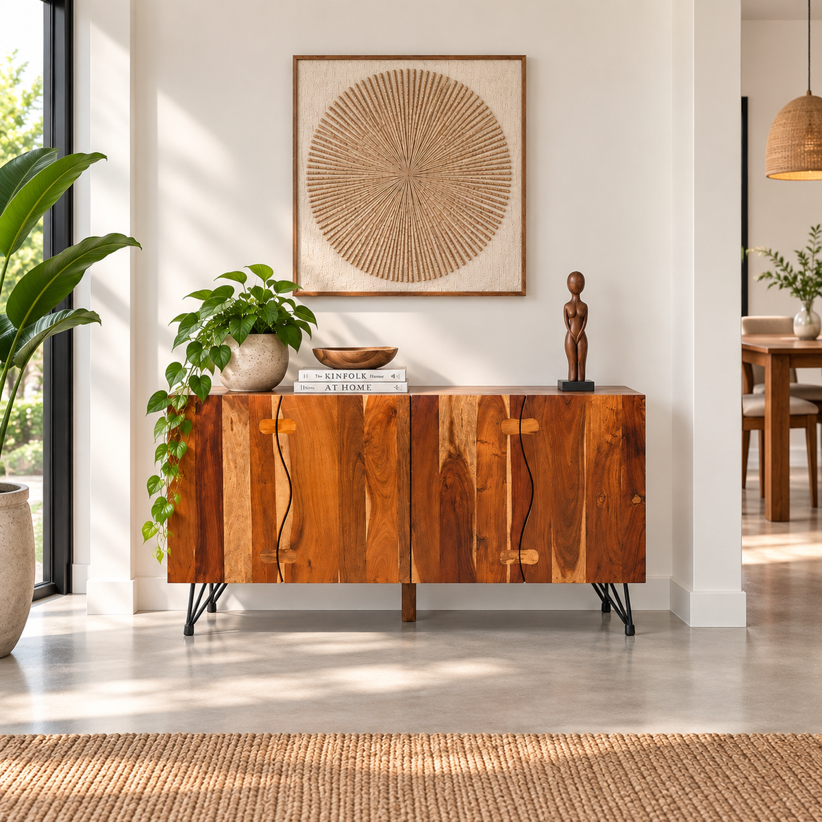 Buffet en bois de rose