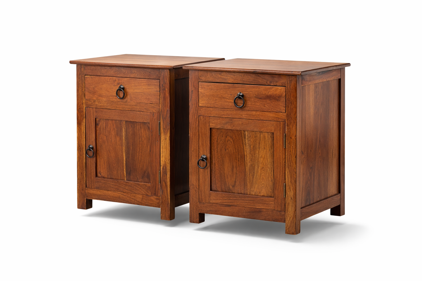 Tables de chevet en Bois de Rose Massif – Inde