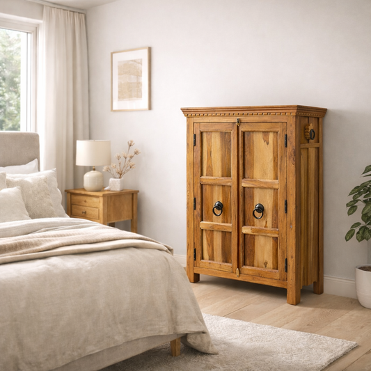Armoire en bois de rose massif – Inde
