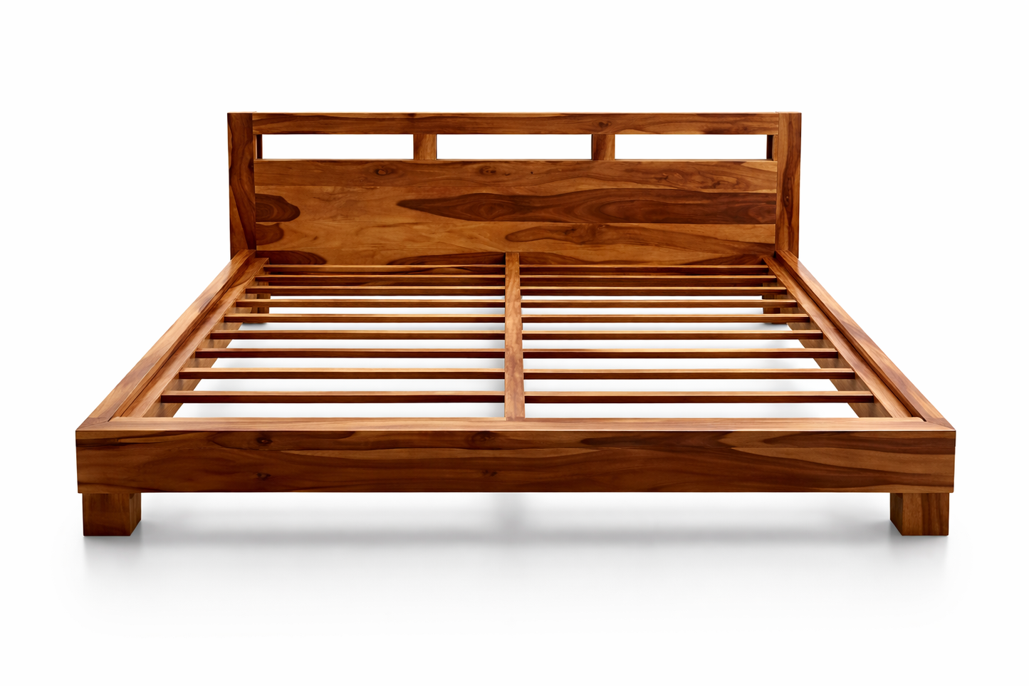 Lit King en Bois de Rose Massif – Inde