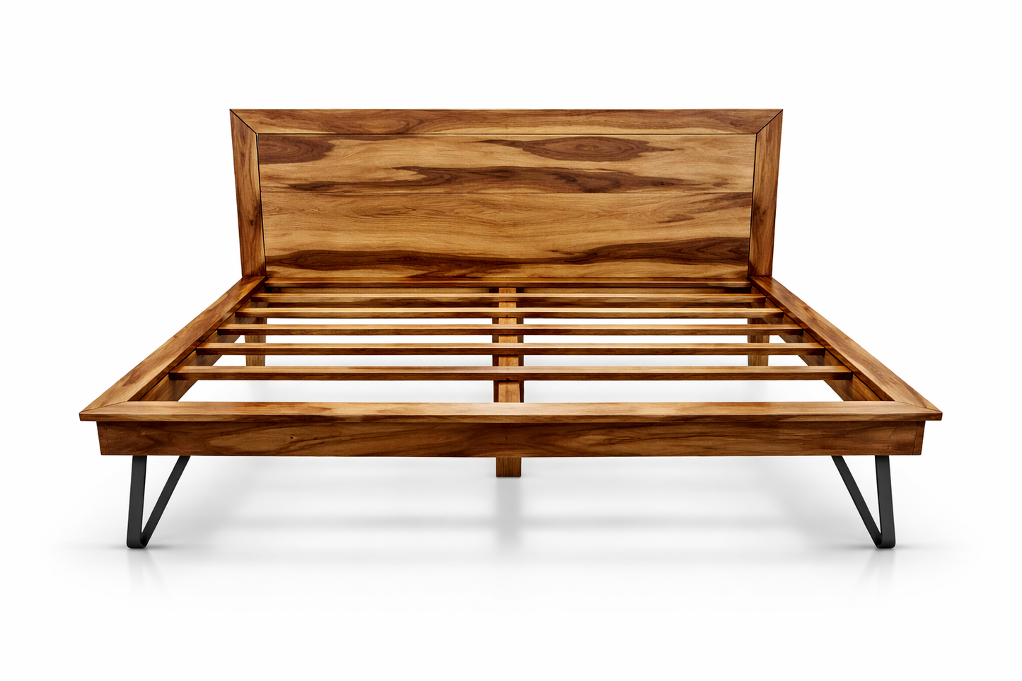 Lit en bois de rose-queen