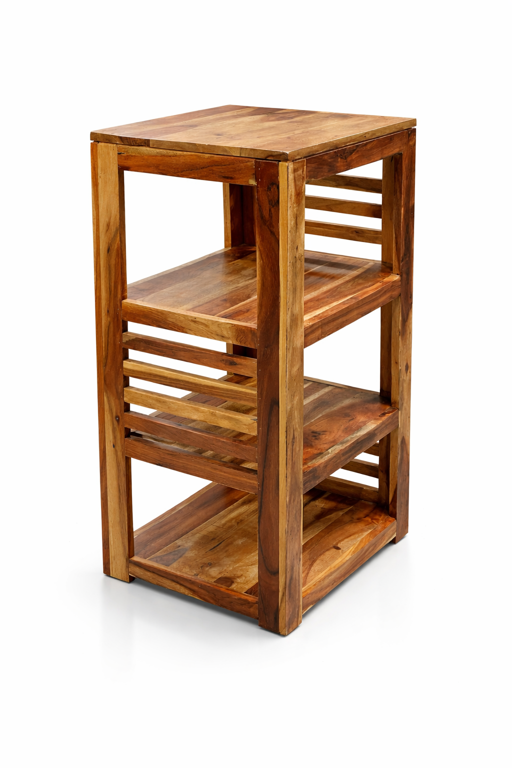 Étagère d’appoint en bois de rose massif