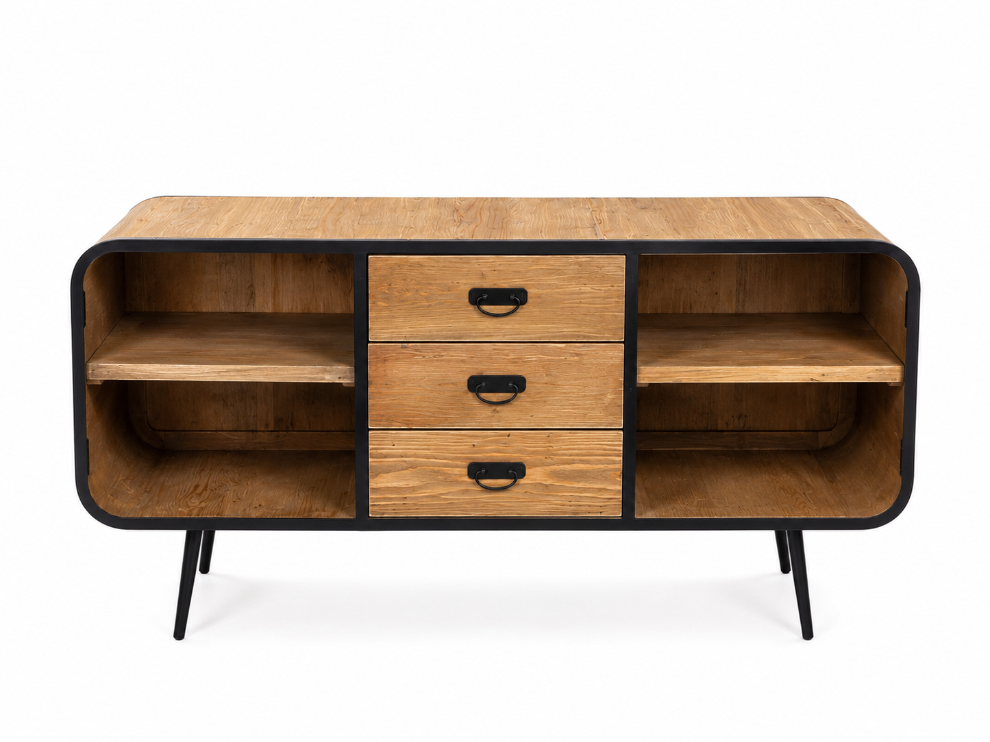 Buffet au design Industriel en Bois Massif
