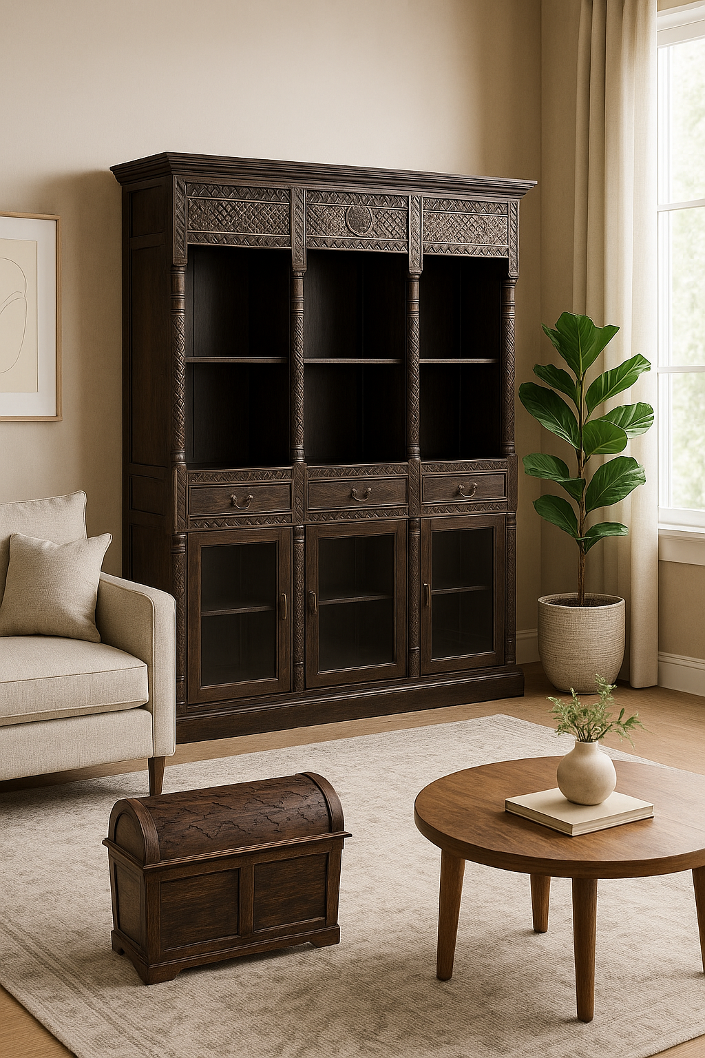 Grande bibliothéque acacia