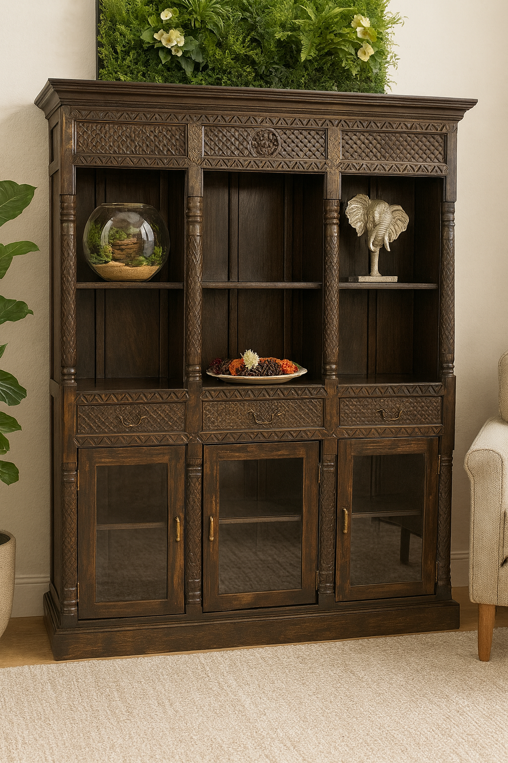 Grande bibliothéque acacia