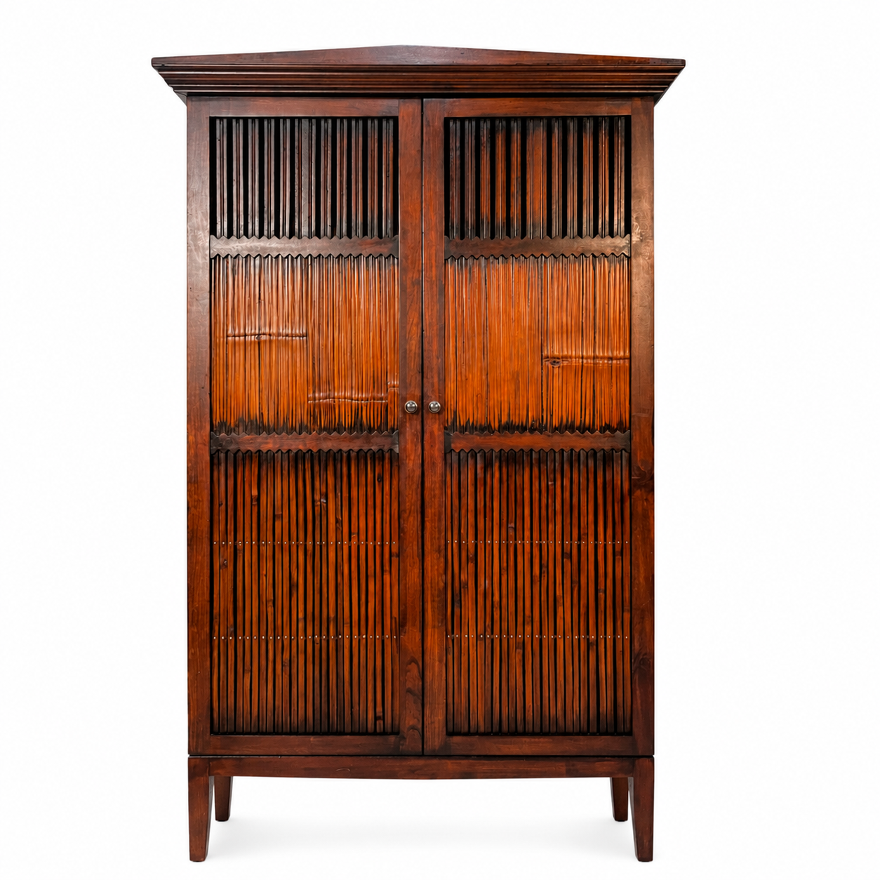 Armoire en teck et bambou