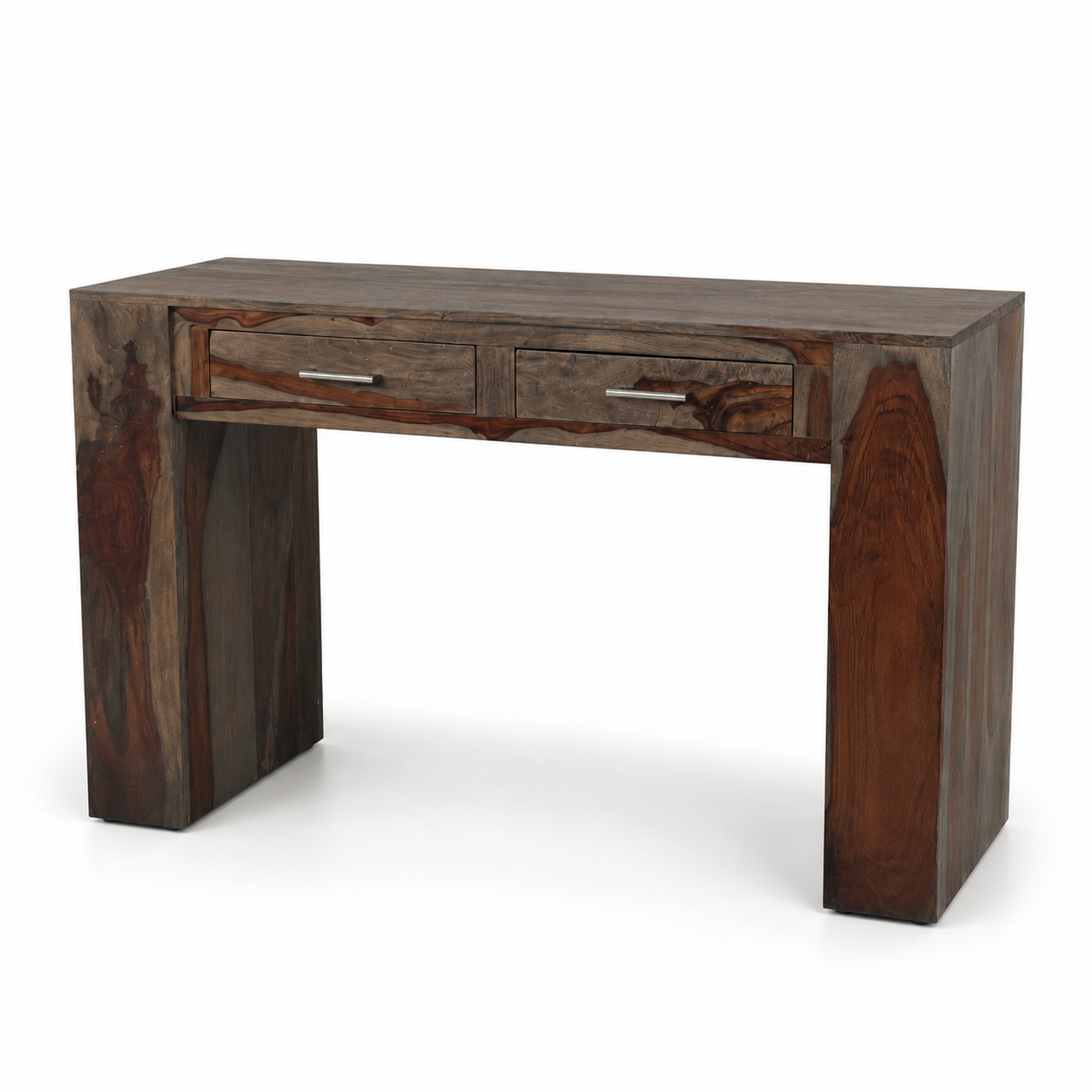 Console/secrétaire en bois de rose massif