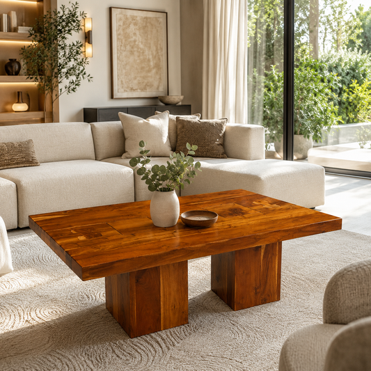 Table basse en bois de rose