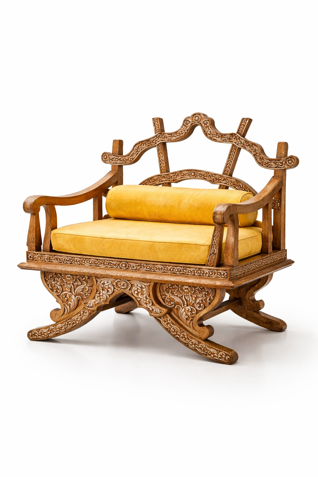 Sièges sculpturaux cérémoniaux Howdah -Inde