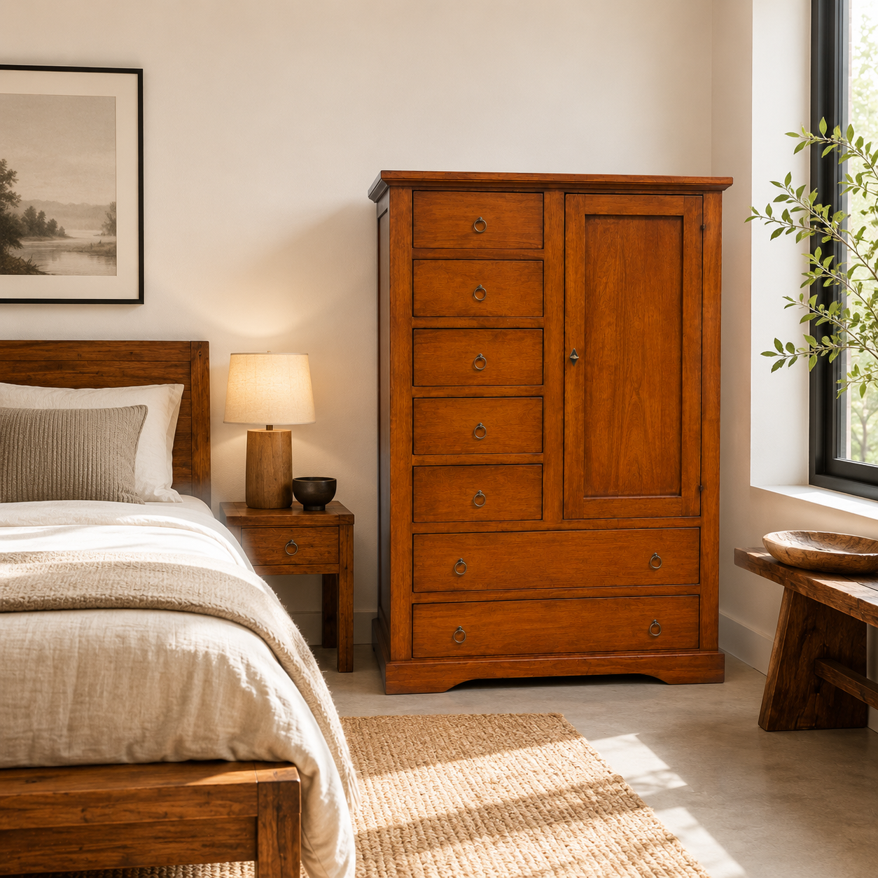 Commode en bois de Teck