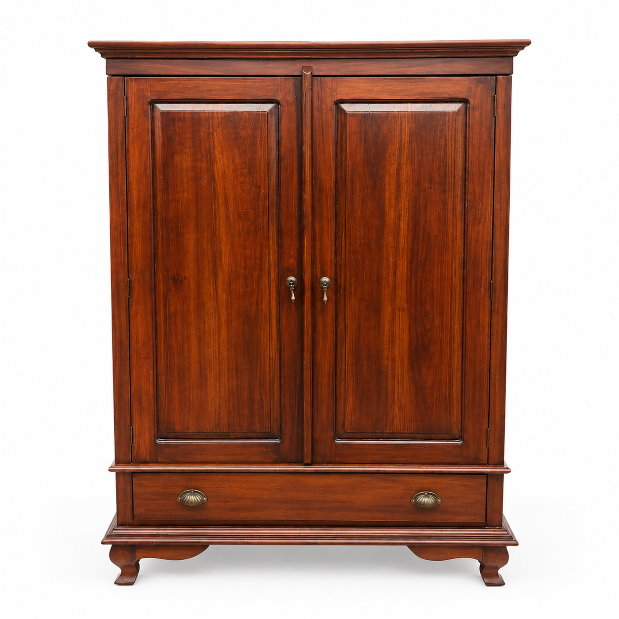 Armoire de rangement en bois d’acacia massif