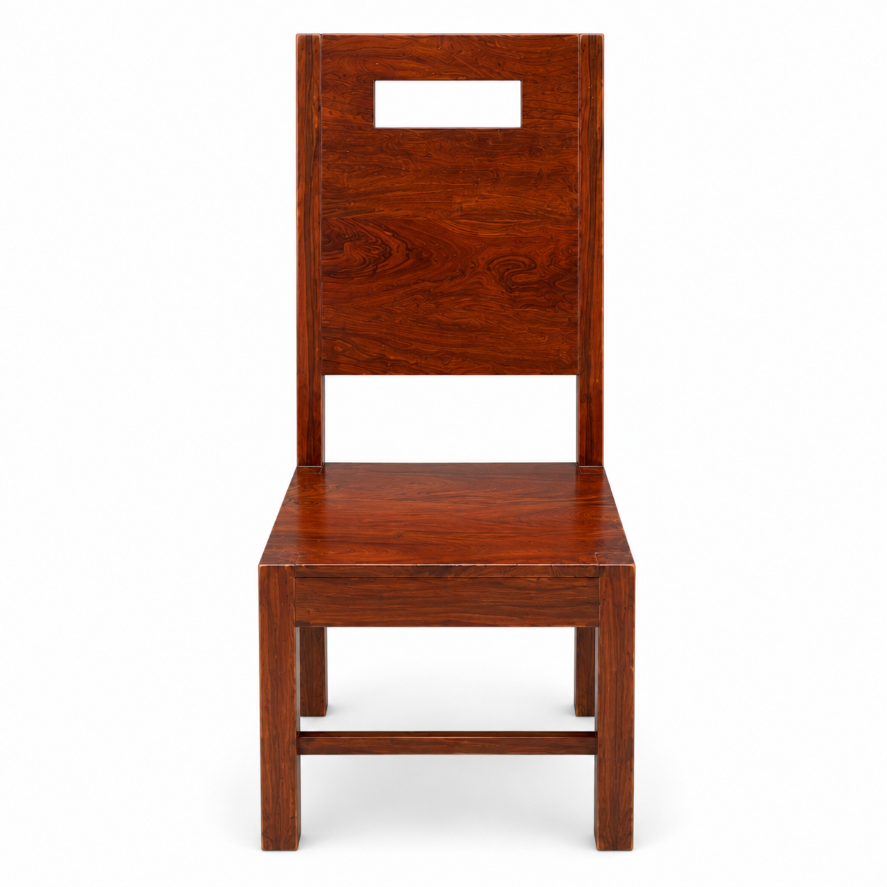Chaise de salle à manger en bois de rose massif