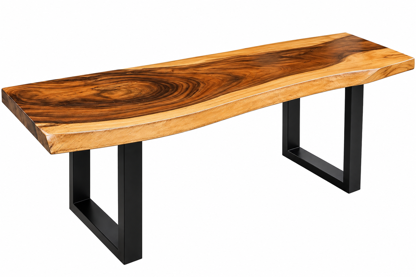 Bureau / console en bois de Suar massif