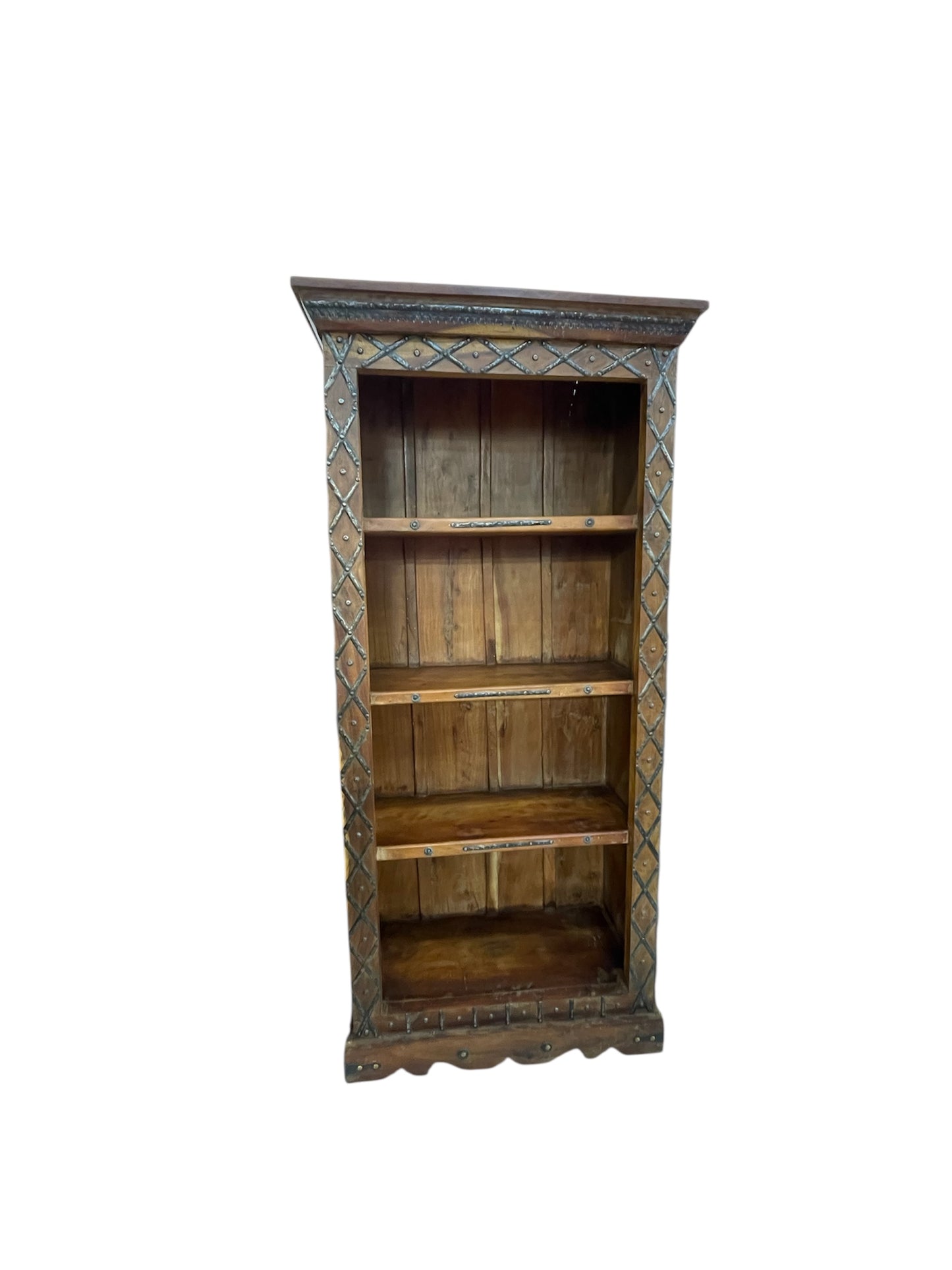 Bibliothèque bois d'acacia