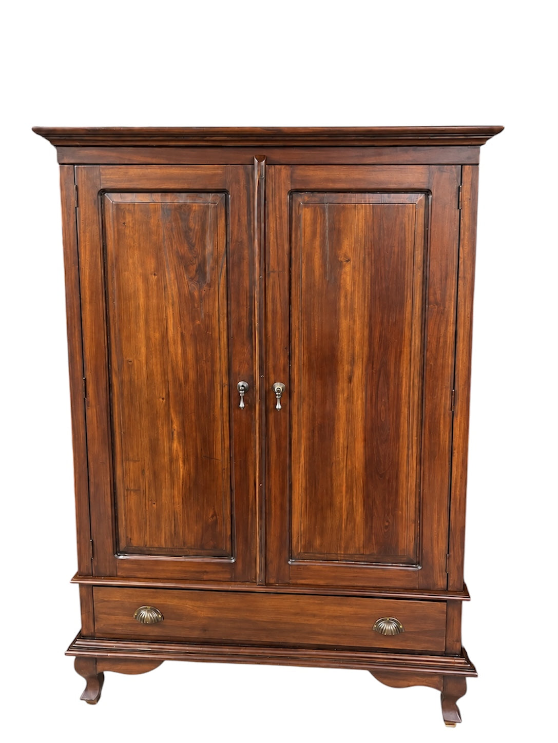 Armoire de rangement en bois d’acacia massif