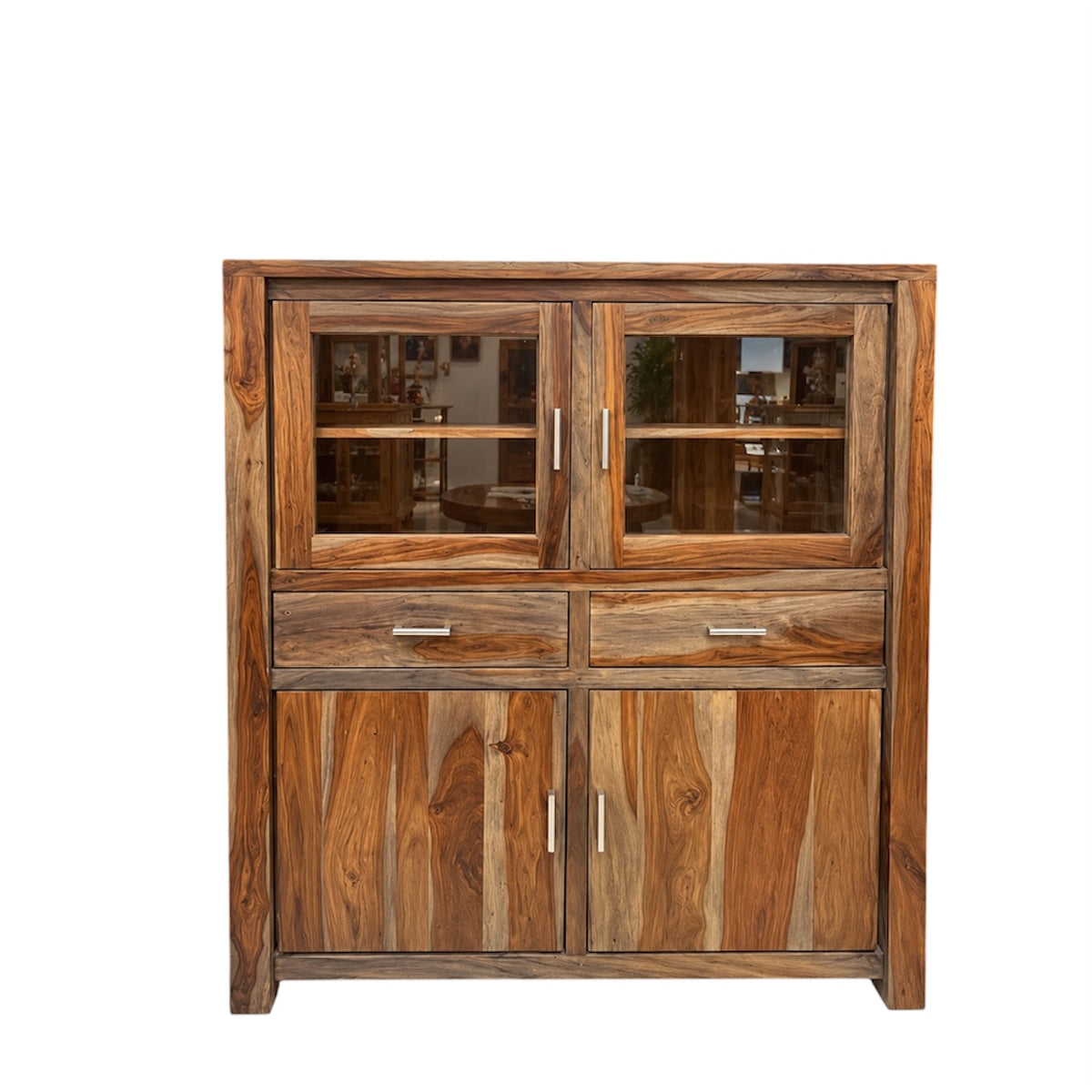 Buffet-Vaisselier en Bois de rose Massif