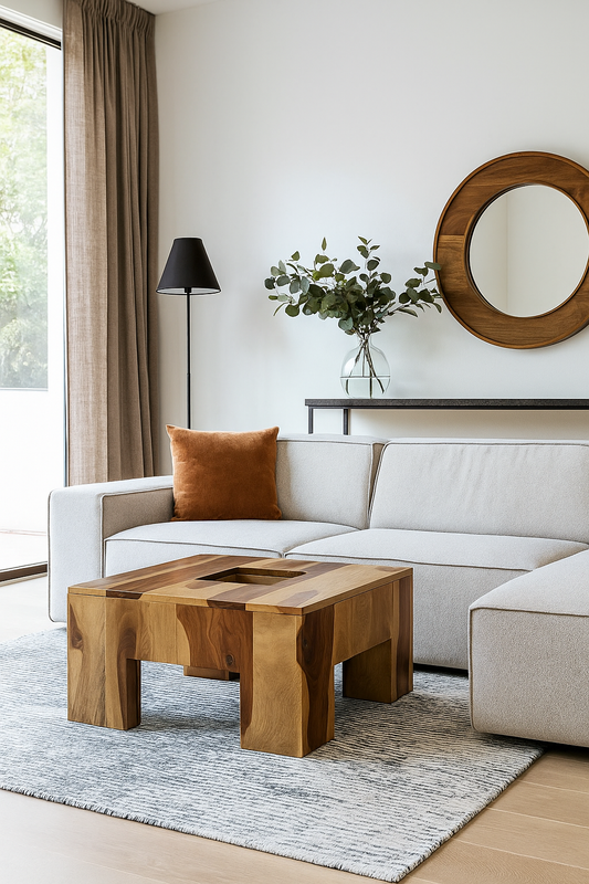 Table basse bois de rose