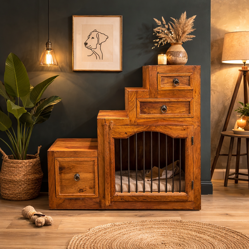 Meuble escalier en bois de rose — Inde
